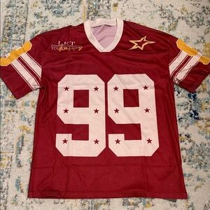 Burgundy Sports Jersey